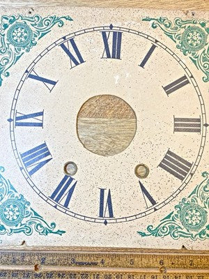 OG Clock Metal Dial Pan (8 1/2 X 8 1/2 Inches) -Vintage Clock Parts LL5379