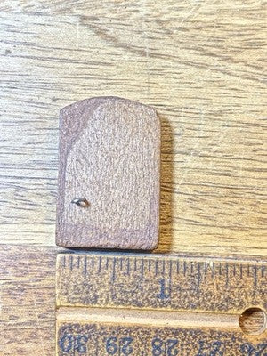 Cuckoo Clock Door ( 1 3/8  X 7/8 Inches)- Vintage Clock Parts KD4080