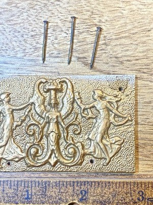 Antique Sessions Clock Case Metal Trim Piece (KD4566)