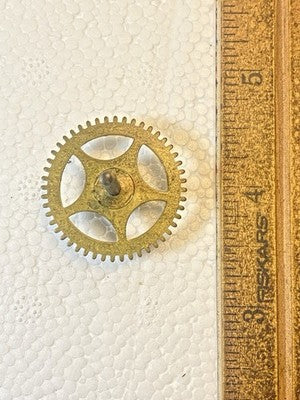 Gilbert Clock (Steel Plates) Time Side 4th Wheel (See Pics to ID) KD4436