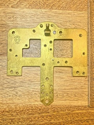 Seth Thomas 89K Clock Top Back Plate - Vintage Clock Parts KD3492