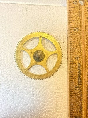 Gilbert Clock Movement (Stamped 30) Strike Side 4th Wheel (KD4599)