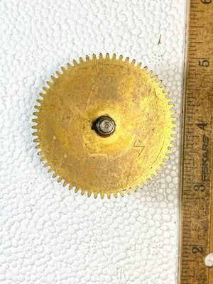 Enfield Clock Movement Strike Side Main Wheel (See Pics To ID Mvmt) (KD2885)