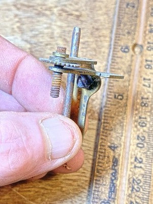 Ingraham (Stamped Oct 78 / Nov 79) Clock Movement Pendulum Bridge (KD4277)