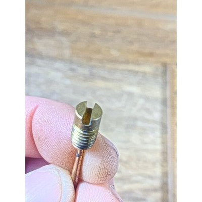Clock Copper Chime Rod 6.5mm Diameter Threads x 5 5/8 Inches Long (KD1421)
