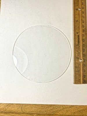 4.64 Inch Diameter Flat Clock Glass (KD2083)