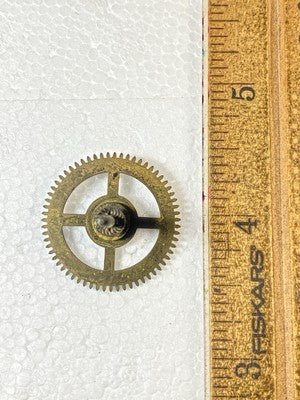 DRGM Clock Movement Strike Side 5th Wheel (See Pics To ID Movement)   (KD2651)