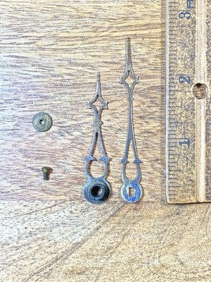 Herschede Clock Movement Hands Set (See Pics To ID Movement)  (KD2662)
