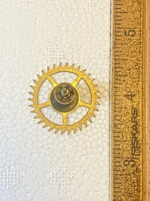 Old Sessions Clock Movement Escape Wheel (See Pics to ID Mvmt) (KD4578)