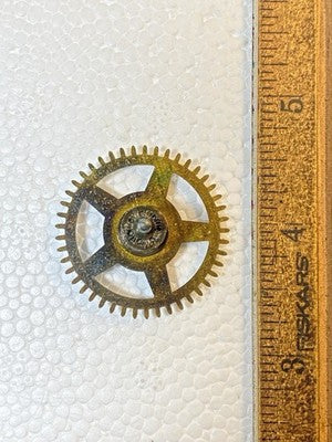 Seth Thomas Plymouth 89IM Clock Movement Time Side 4th Wheel (KD4347)