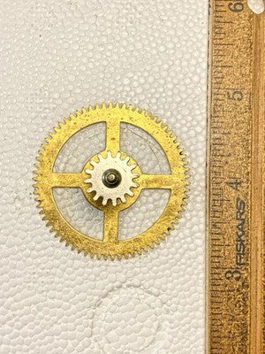 Herschede Clock Movement (PL 78) Time Side 2nd Wheel - Vintage Clock KD3356