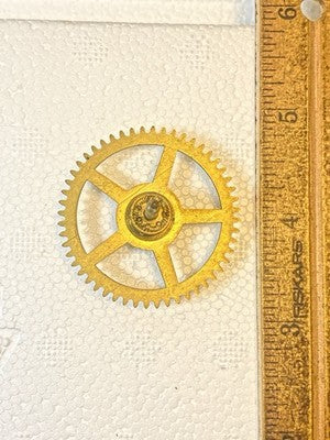 Old Sessions Clock Movement Strike Side 2nd Wheel (See Pics to ID Mvmt) (KD4574)