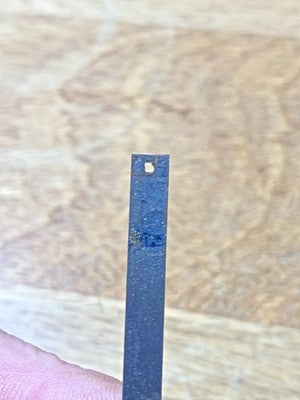 4 1/2 Inch Long Clock Pendulum Rod and Spring (Needs Pin/Wire At Top) (KD3155)