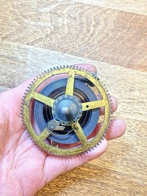 Ingraham (Stamped 12 14) Clock Movement Time Side Main Wheel (KD3641)