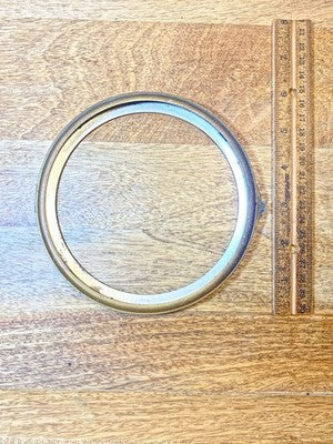 Antique Clock Bezel (No Glass) (147.1mm Dia, 124.8mm Inner Dia) (KD4386)