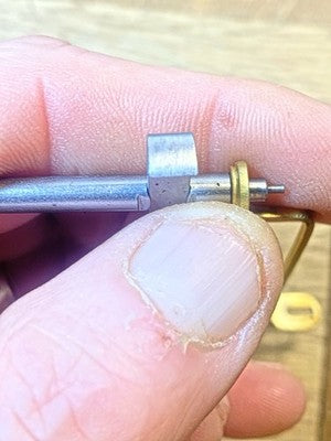 New Haven Clock Movement Verge (See Pics To ID Mvmt) (KD4469)
