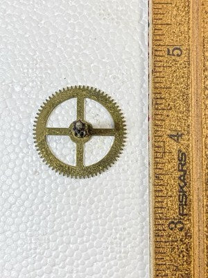 Cuckoo Clock  MFG Co Time Side 2nd Wheel - Vintage Clock Parts KD3373