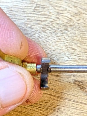 Herschede Clock Movement Verge (See Pics To ID Mvmt))  (KD4207)