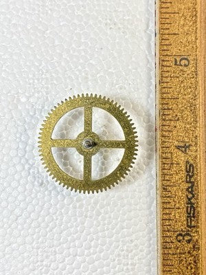 Cuckoo Clock  MFG Co Time Side 2nd Wheel - Vintage Clock Parts KD3373