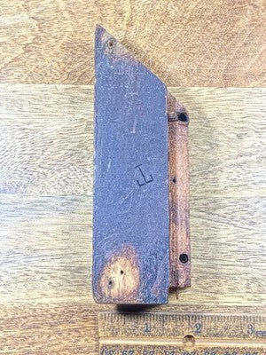 Antique Mantel Clock Wooden Side Trim Part   (KD3105)