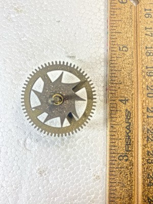DRGM Clock Movement Strike Side 3rd Wheel (See Pics To ID Movement)   (KD2640)