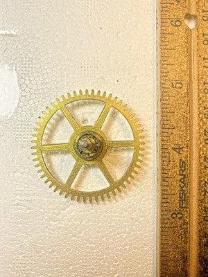 Seth Thomas 89K Clock Strike Side 2nd Wheel - Vintage Clock Parts KD3475