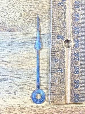 Old Rusty Clock Minute Hand 2 5/8 Inch Long (Arbor Is 2.9mm X 2.9mm (KD3076)