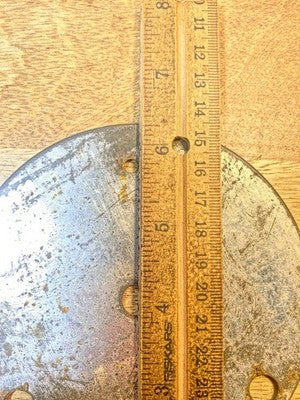 Sessions 8 Day Clock Movement Dial Pan (4 3/4 inch Dia.)     (KD4569)