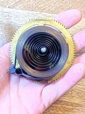 Gilbert Clock Movement (Stamped 24) Strike Side Main Wheel  (KD4392)