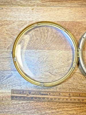 Clock Bezel W/ Convex Glass (6.5 Inch Dia, 5.5 Inch Inner Dia) KD3711