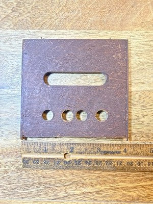 GM Amgen Cuckoo Clock Bottom Board (4 X 3 5/8 Inches)     (KD4164)