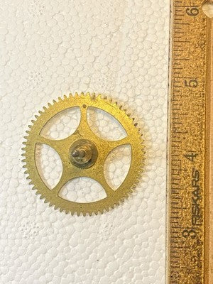 Gilbert Clock (Steel Plates) Strike Side Side 4th Wheel (See Pics to ID) KD4440