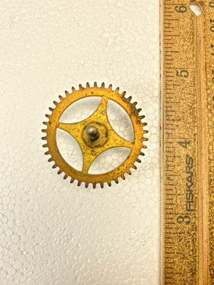 Ingraham (Stamped 12 33) Clock Movement Time Side 4th Wheel (KD2712)