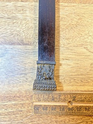 Ingraham Clock Square Column  6 5/8 Inches Long - Vintage Clock Parts KD3412