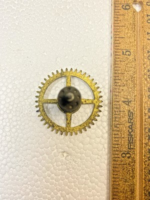 Ingraham Clock Mvmt (Pat 78/79)  Time Side 3rd Wheel (See Pics To ID) (KD2913)