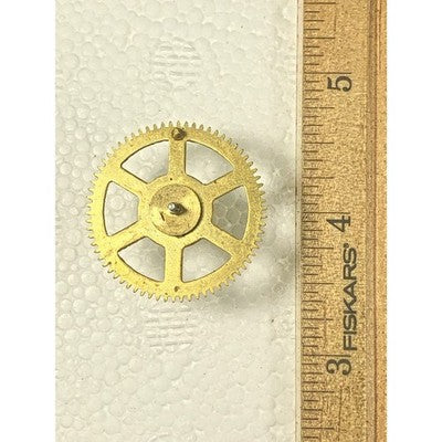 Waterbury Bim Bam Clock Movement Strike Side 4th Wheel (See Pics to ID) (K8519)