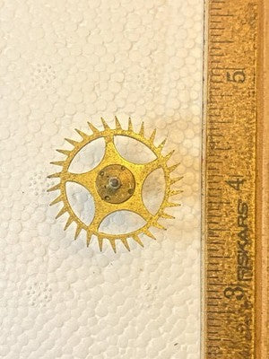 Gilbert Clock Movement (Steel Plates) Escape Wheel (See Pics to ID) KD4435