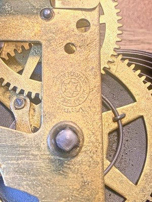 New Haven Wall Clock Pendulum Rod And Spring (See Pics to ID Mvmt) (KD4508)