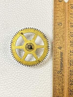 New Haven Clock Movement Strike Side 4th Wheel (See Pics To ID Mvmt)  (KD2949)