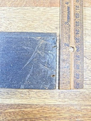 Clock Lower Back Board 7 13/16 X 2 1/2 Inches - Vintage Clock Part KD3265
