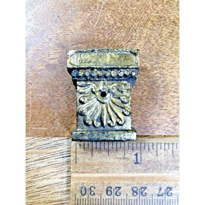 Antique Square Mantel Clock Column Capitol (Top) Or Base (K6680)