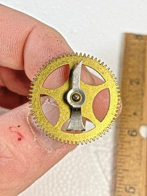 Ingersoll Clock Movement  Strike Side 5th Wheel (See Pics To ID Mvmt) (KD3072)