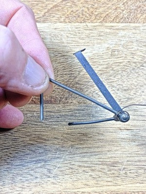Sessions Clock Movement Drop Lever (See Pics To ID Mvmt) (KD3103)