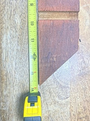 Antique Clock (Weight Driven) Wooden Side Dial Mount Part   (LL5351)