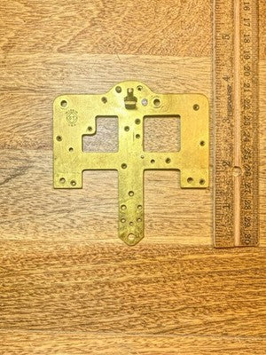 Seth Thomas 89K Clock Top Back Plate - Vintage Clock Parts KD3492