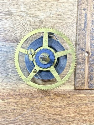 Sessions Clock Time Side Main Wheel - Vintage Clock Parts KD3262