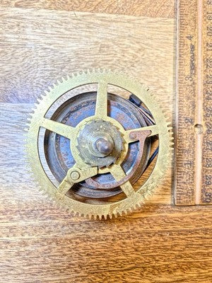 Made In Japan Clock Movement Time Side Main Wheel (See Pics To ID Mvmt)  KD4271