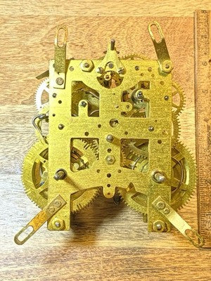 Antique New Haven Clock Movement Plate Nut  (KD4321)