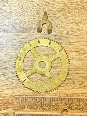 Ingraham (Stamped 10/29) Clock Count Wheel - Vintage Clock Parts KD3432