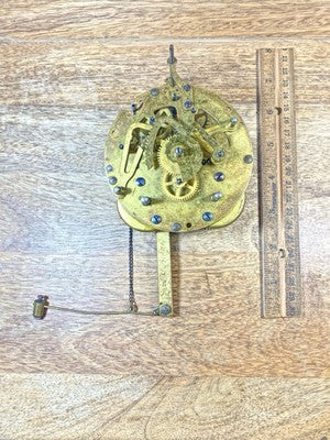 Herschede Clock Movement Verge (See Pics To ID Mvmt)  (KD2683)